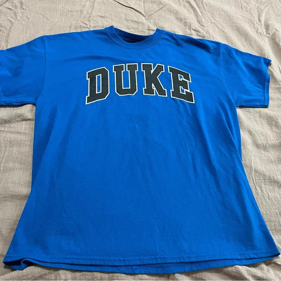 Duke Blue Devils Shirt Mens Size XL Extra Large Spellout NCAA Tee Basketball - Picture 7 of 7